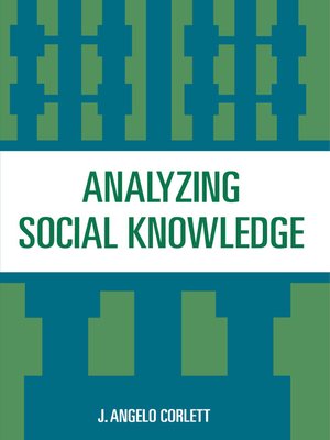 cover image of Analyzing Social Knowledge